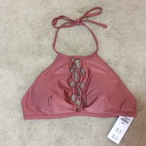 *NWT* Abercrombie & Fitch High Neck Bikini Top